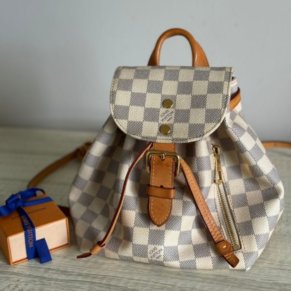 SOLD💥💥💥Louis Vuitton Azur Damier Sperone BB Backpack